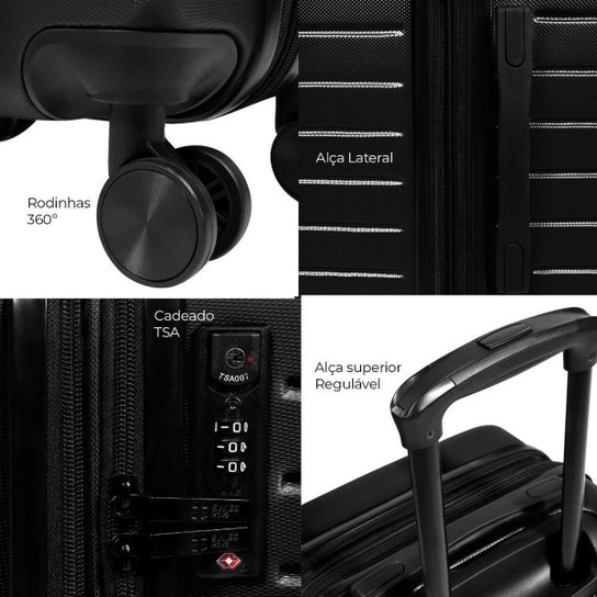Conjunto de malas de viagem PMG Paris Swiss Move