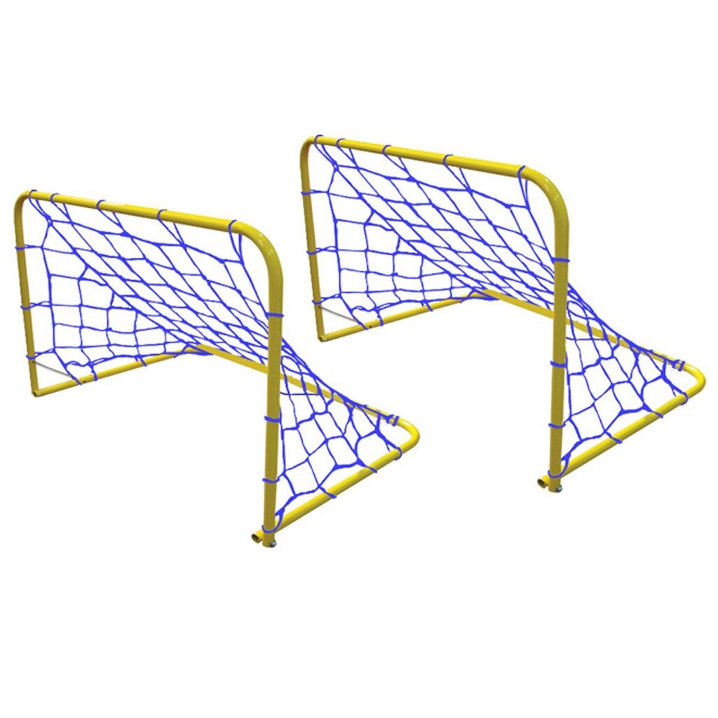 Conjunto de Mini Traves/Gols Metálicos Desmontáveis com Rede - KLOPF - Cód. 4008