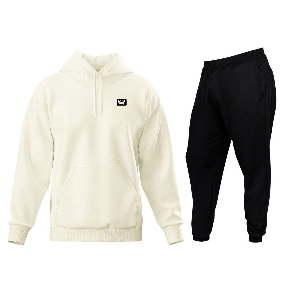 Conjunto de Moletom Blusa + Calça Masculino Estampado Estilo Casual Esportes Frio