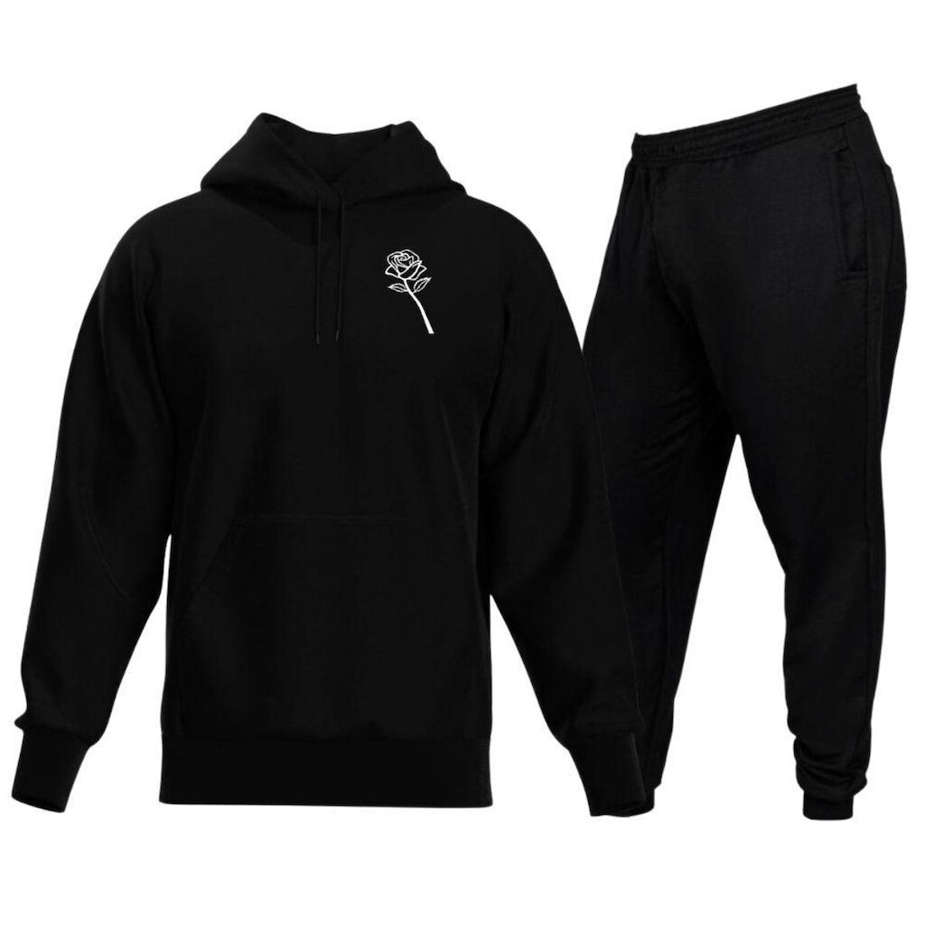 Conjunto De Moletom Blusa Moletom Canguru + Calça Moletom