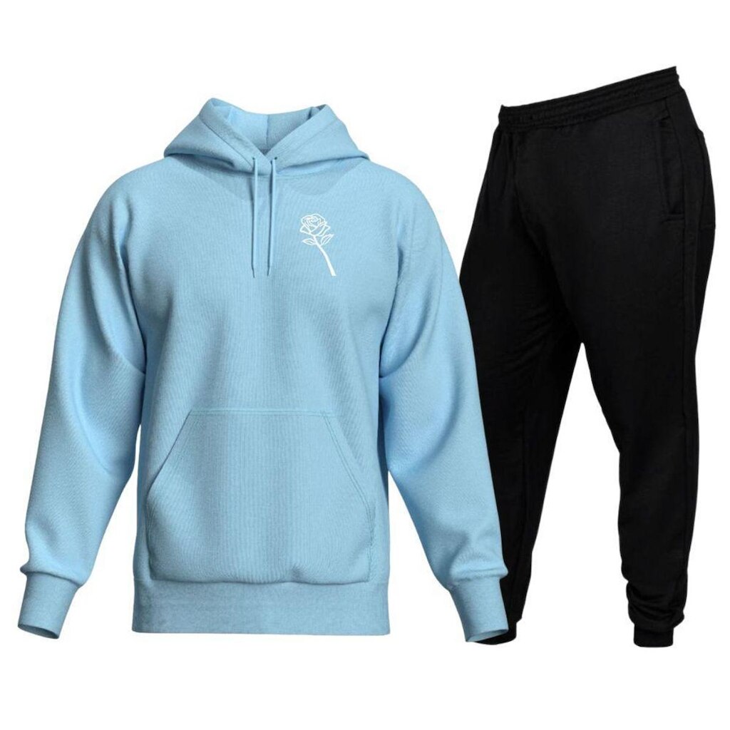 Conjunto De Moletom Blusa Moletom Canguru + Calça Moletom
