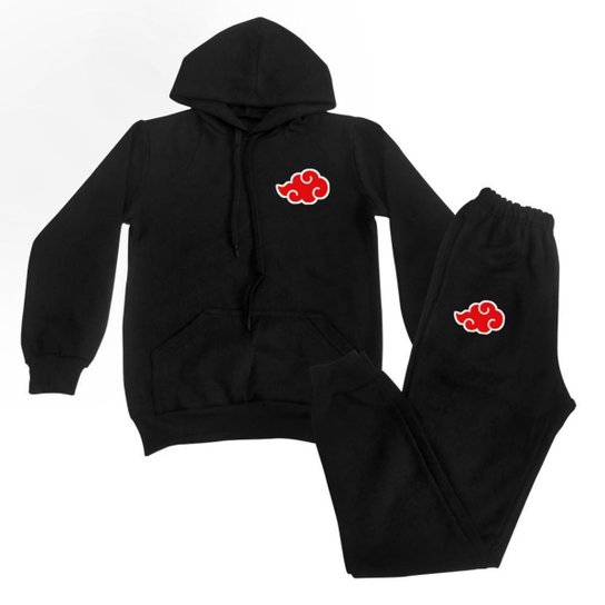 Conjunto de Moletom Naruto Nuvem Akatsuki Infantil com Capuz - Preto é ruim? Conjunto de Moletom Naruto Nuvem Akatsuki Infantil com Capuz - Preto é boa?