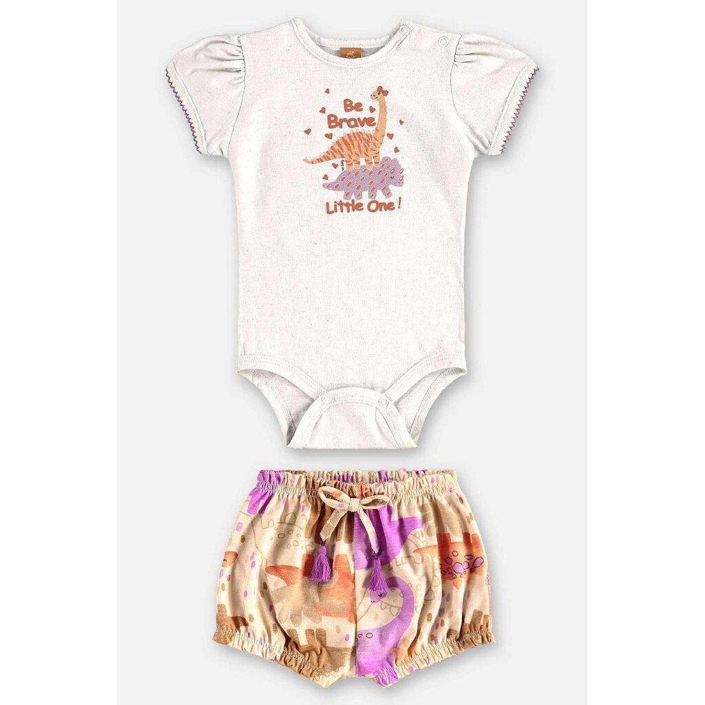 Conjunto Dino para Bebê Menina Up Baby