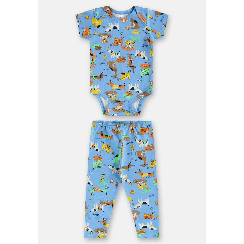 Conjunto em Suedine Bebê Menino Up Baby