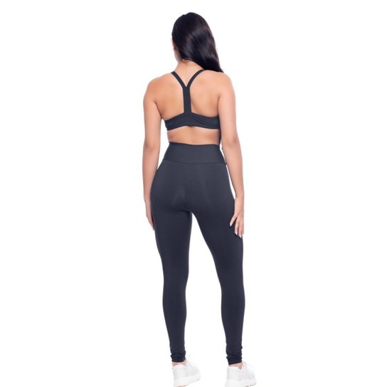 Conjunto Esportivo Top Alcinha + Calça Legging Academia