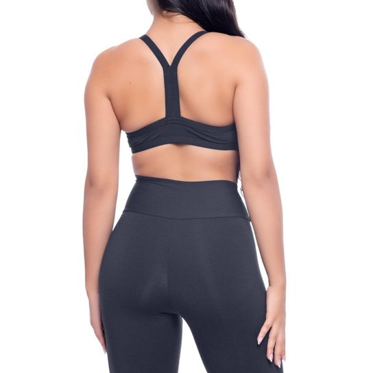 Conjunto Esportivo Top Alcinha + Calça Legging Academia