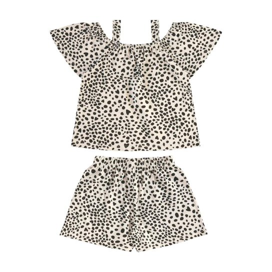 Conjunto Estampado Bata Short Bee Loop