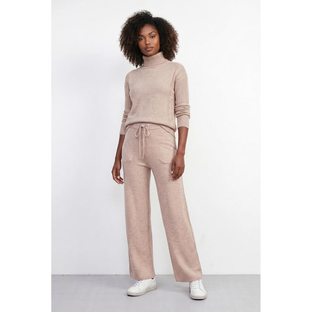Conjunto feminino de malha modal gola alta 61935