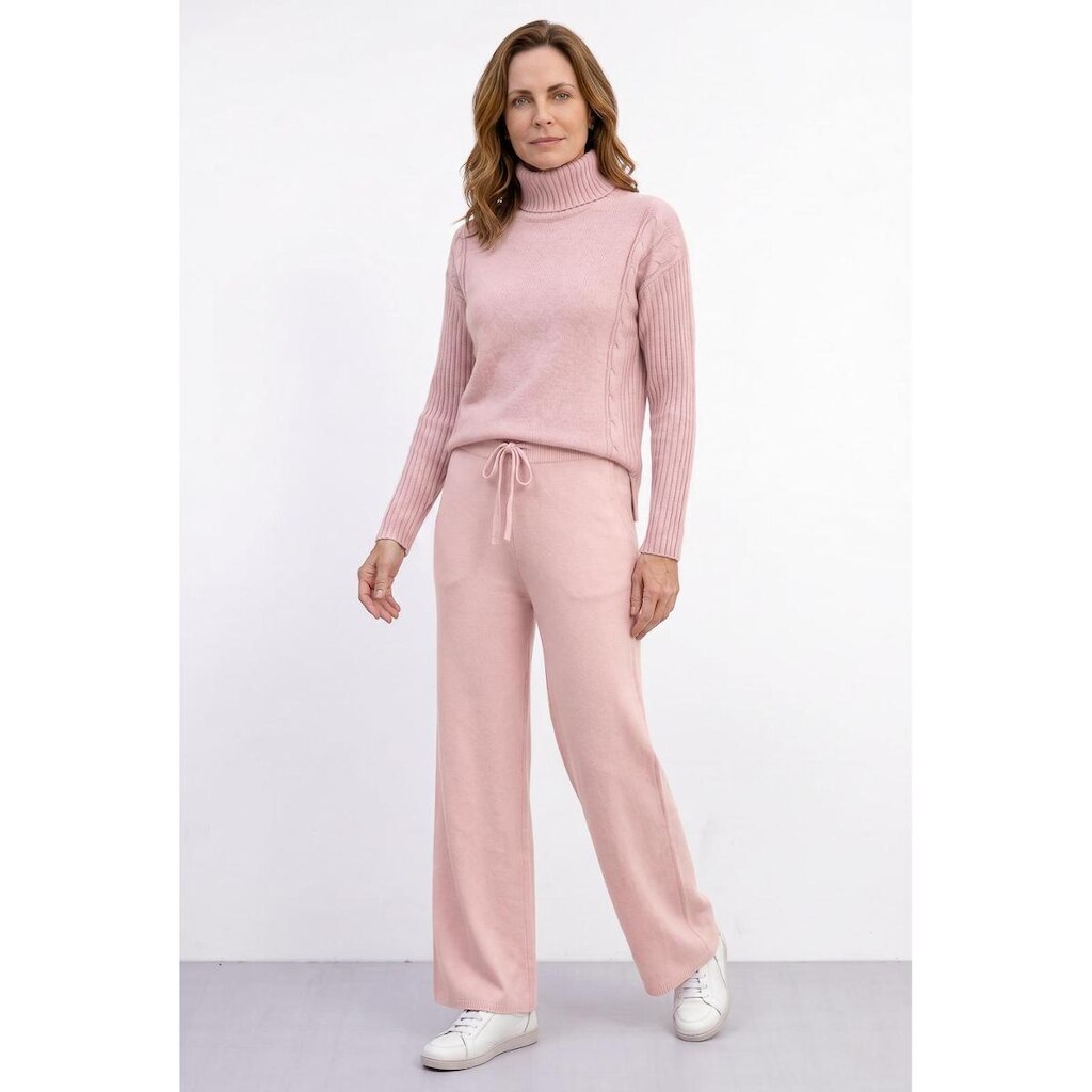 Conjunto feminino de malha modal gola alta 61935