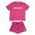 Conjunto Feminino Fore com Blusa e Short Rosa Escuro - Rosa