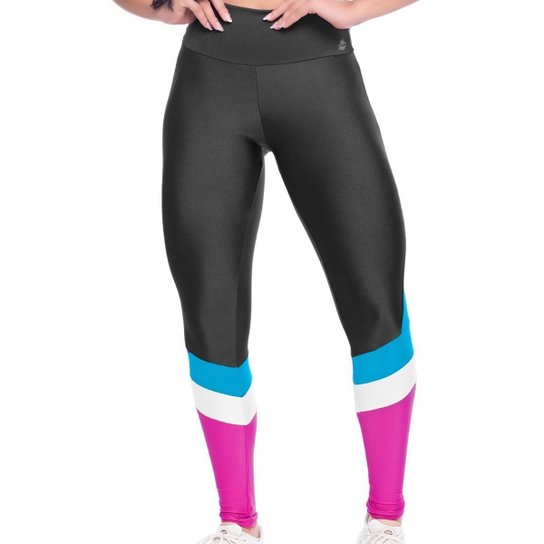 Conjunto Feminino Top Nadador + Calça Legging Academia