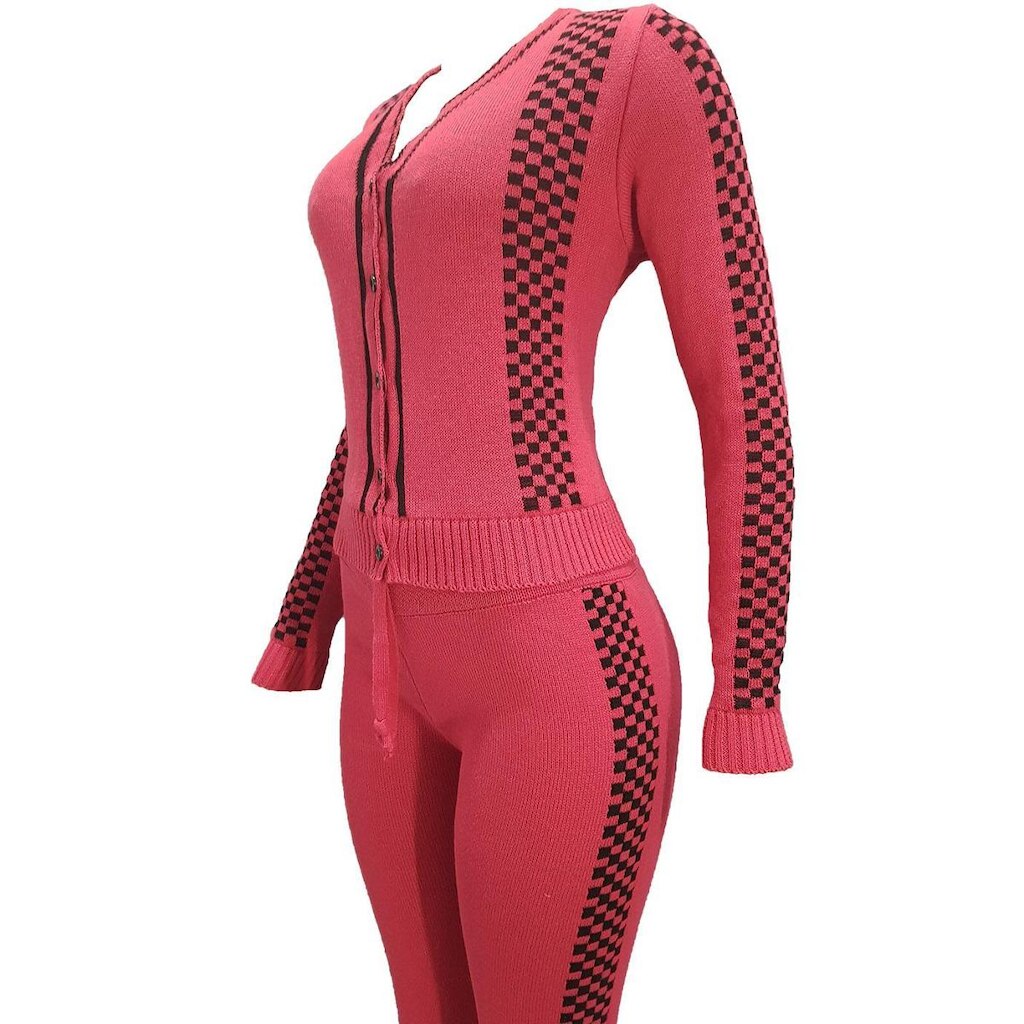 Conjunto Feminino Tricot Quadr - Katlen Tricot