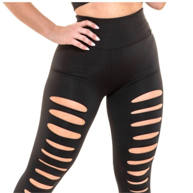 Conjunto Fitness Feminino com Calça Legging Giletada e Top