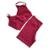 Conjunto Fitness Open Poliamida Top E Short Feminino - Vinho