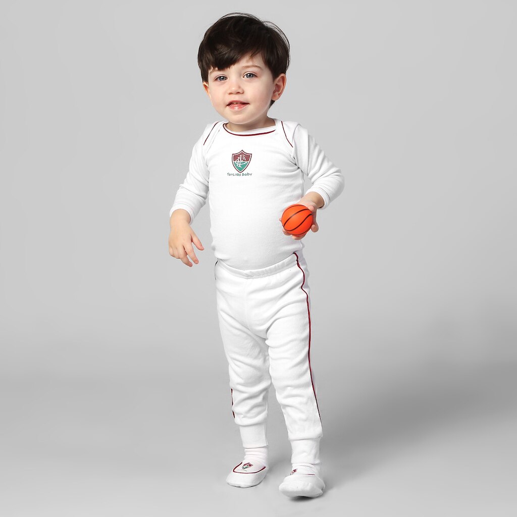 Conjunto Fluminense Body c/ 3 peças Infantil