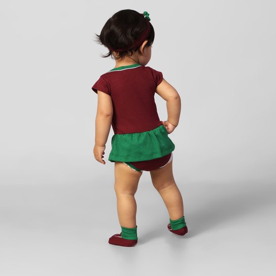 Conjunto Fluminense Infantil Torcida Baby c/ 3 peças Menina