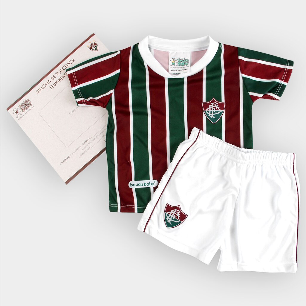 Conjunto Fluminense Sublimado c/ 2 peças Infantil