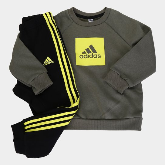 Moletom Adidas Infantil Agasalho Adidas Juvenil Masculino Conjunto