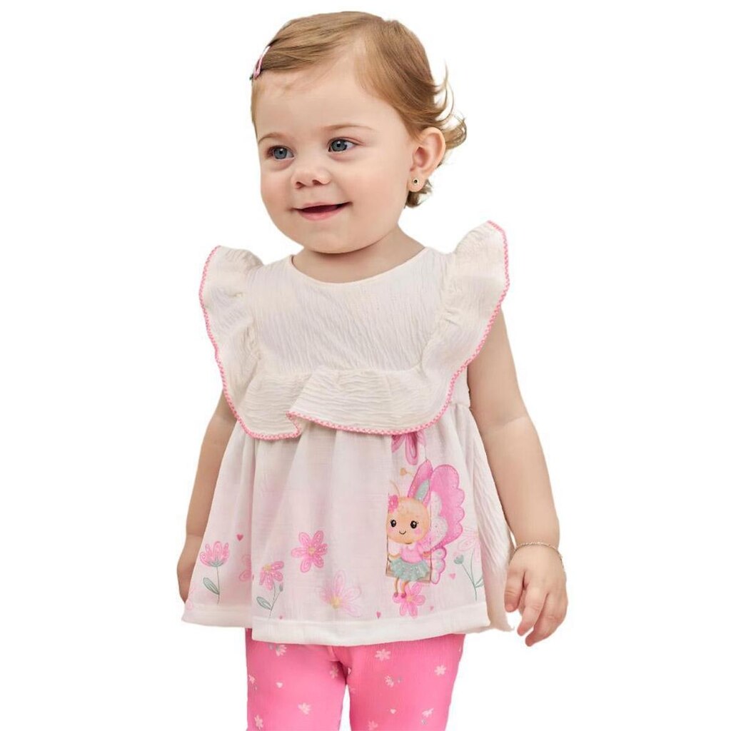 CONJUNTO INFANTIL BATA BORBOLETA WAVE LEGGING MARINA INFANTI
