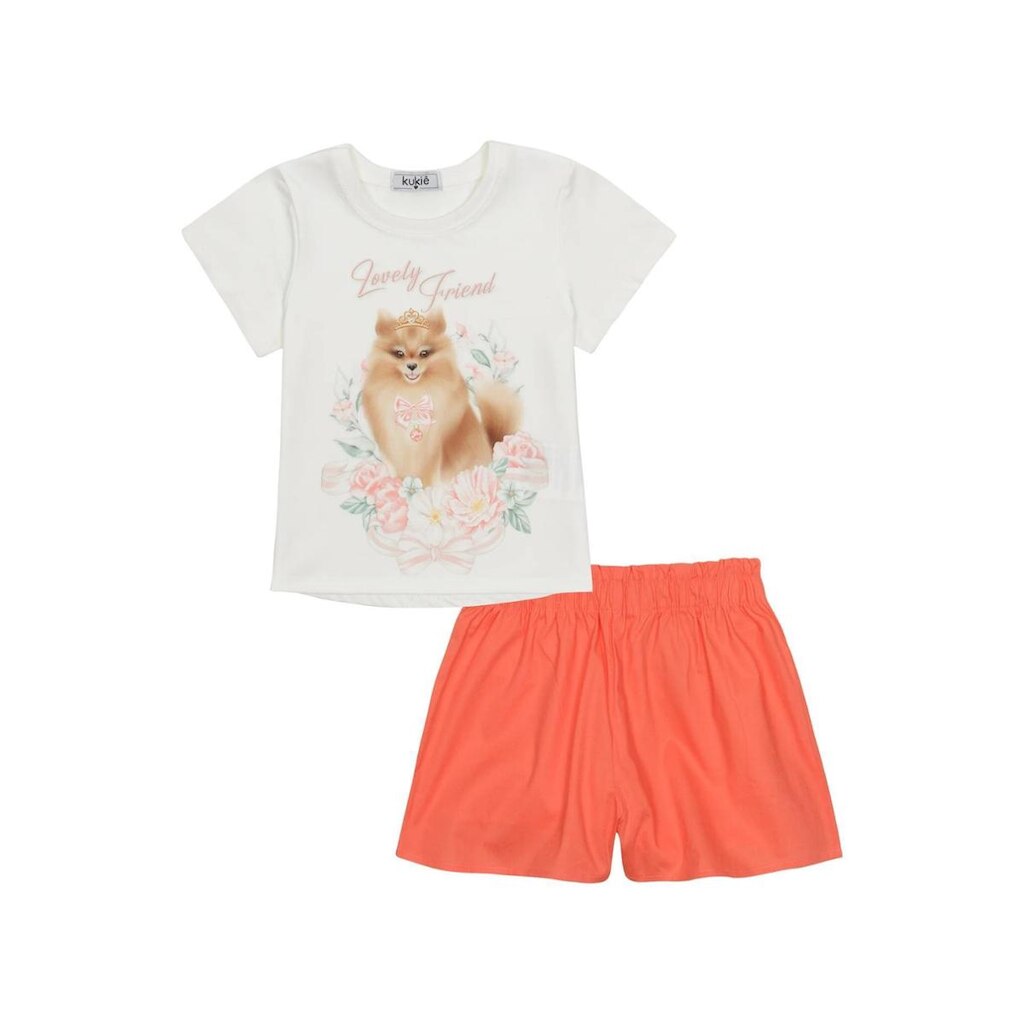 Conjunto Infantil Blusa Boxy e Shorts Kukiê 85792