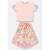Conjunto Infantil Blusa e Calça Pantacourt Up Baby - Rosa