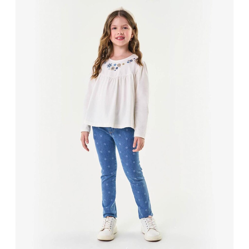 Conjunto Infantil Blusa E Calça Trick Nick Bege