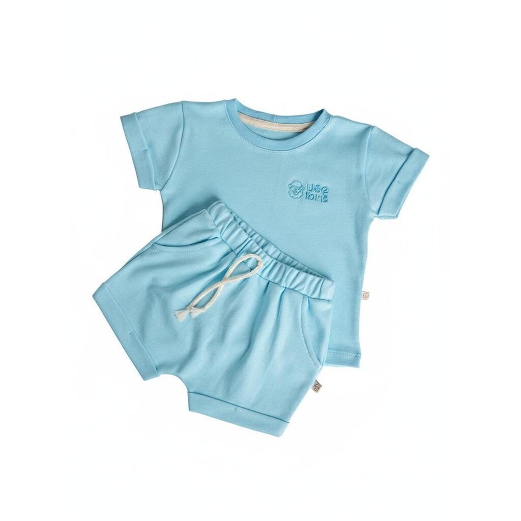 Conjunto Infantil Blusa E Shorts Bebê Elegante