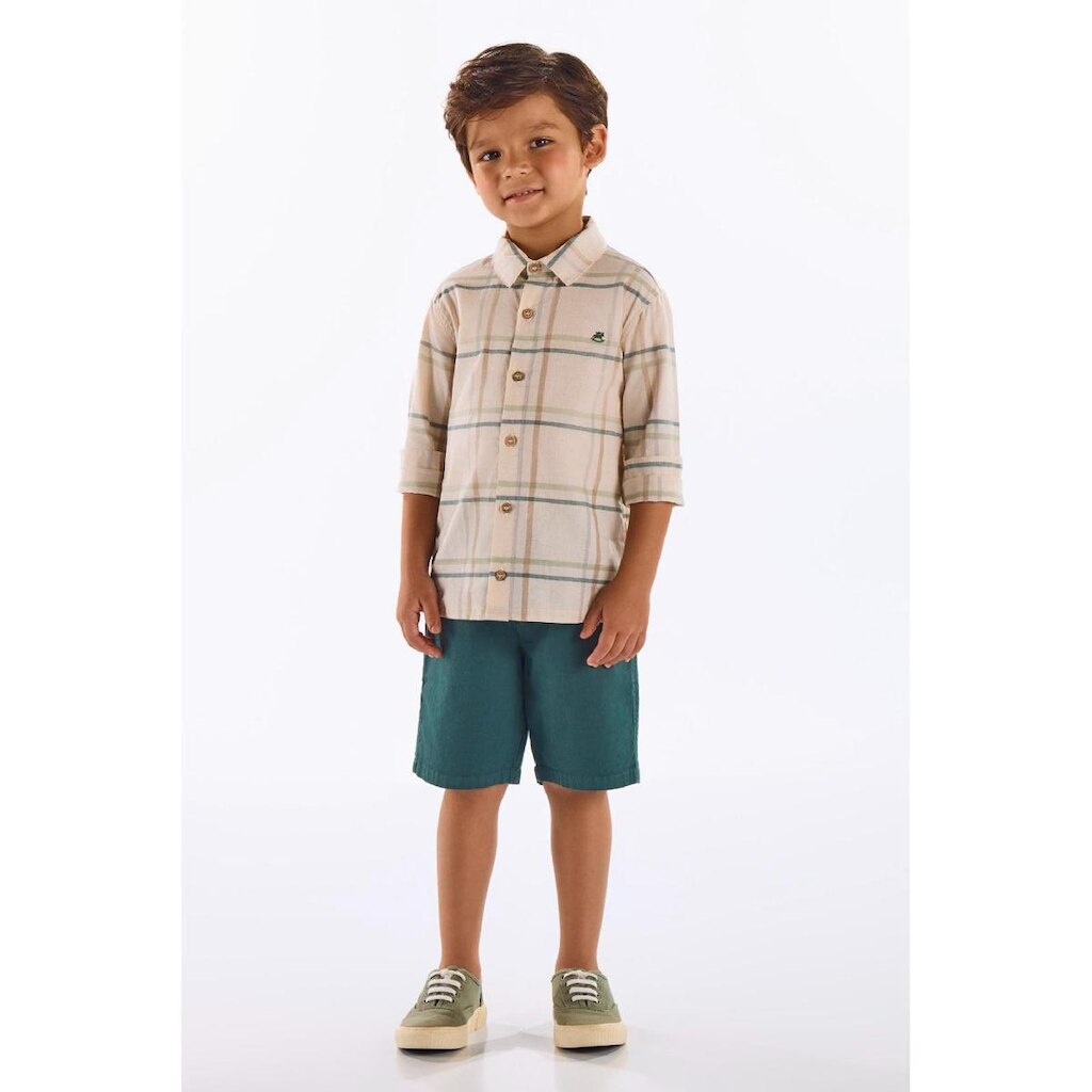Conjunto Infantil Camisa e Bermuda Up Baby