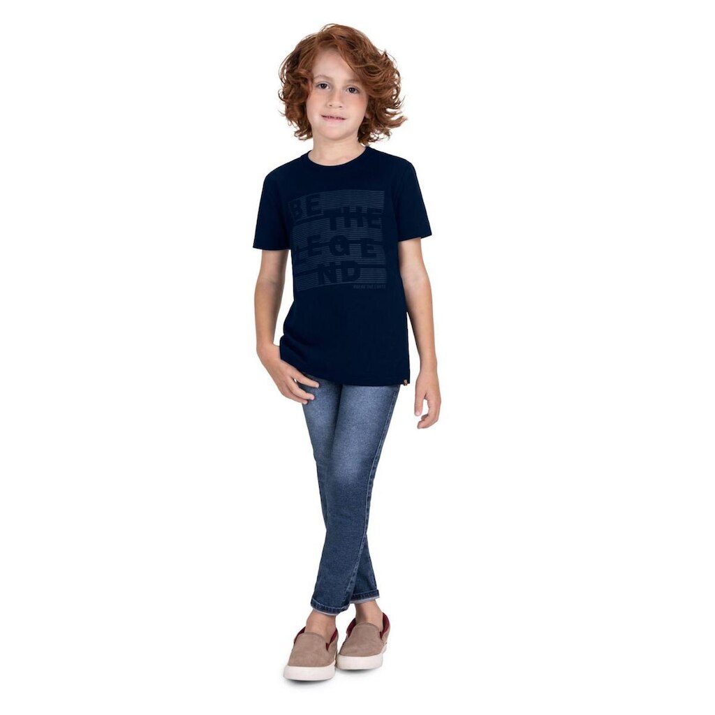 Conjunto Infantil Camiseta Com Calça Trick Nick Azul