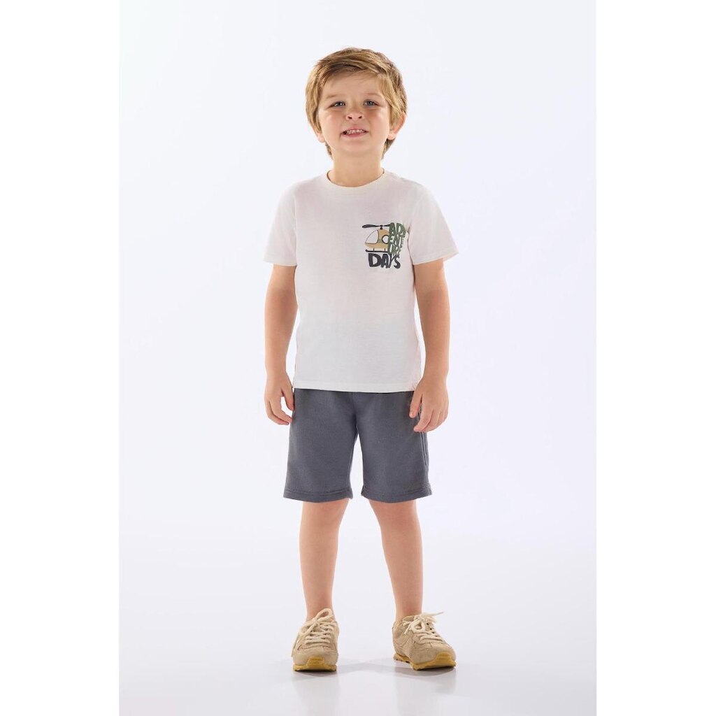 Conjunto Infantil Camiseta e Bermuda Up Baby