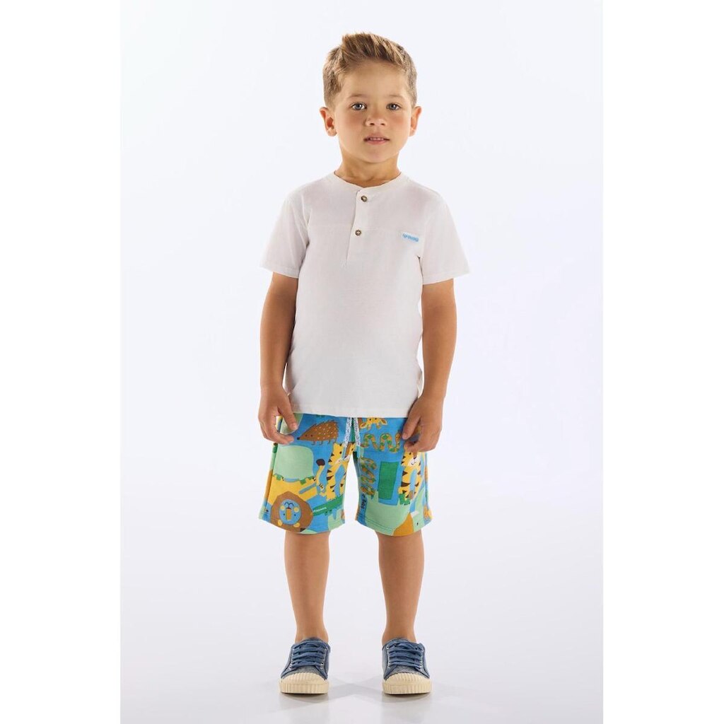Conjunto Infantil Camiseta e Bermuda Up Baby