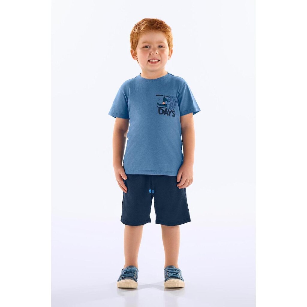 Conjunto Infantil Camiseta e Bermuda Up Baby
