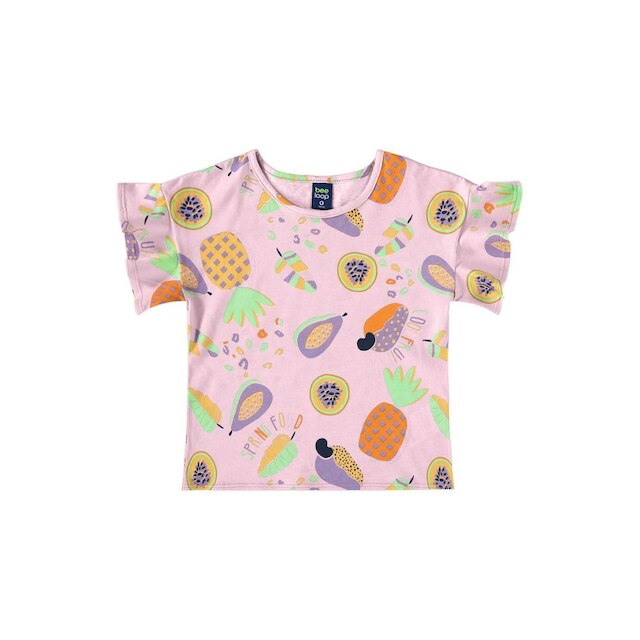 Conjunto Infantil com Blusa e Short para Menina Bee Loop
