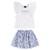 Conjunto Infantil com Blusa e Short-Saia Guloseima - Azul