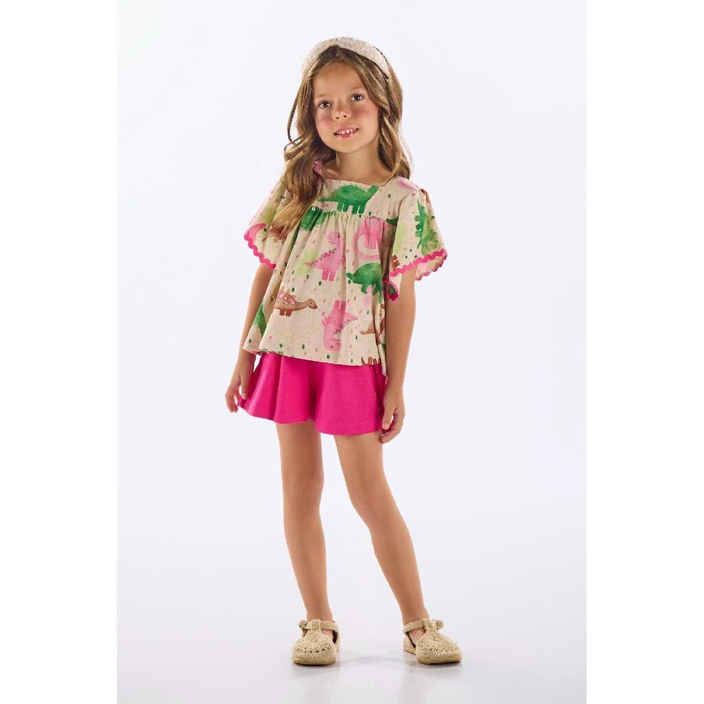Conjunto Infantil com Blusa e Short Up Baby