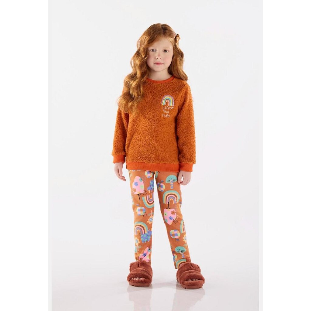 Conjunto Infantil com Blusão e Calça Peluciada Up Baby