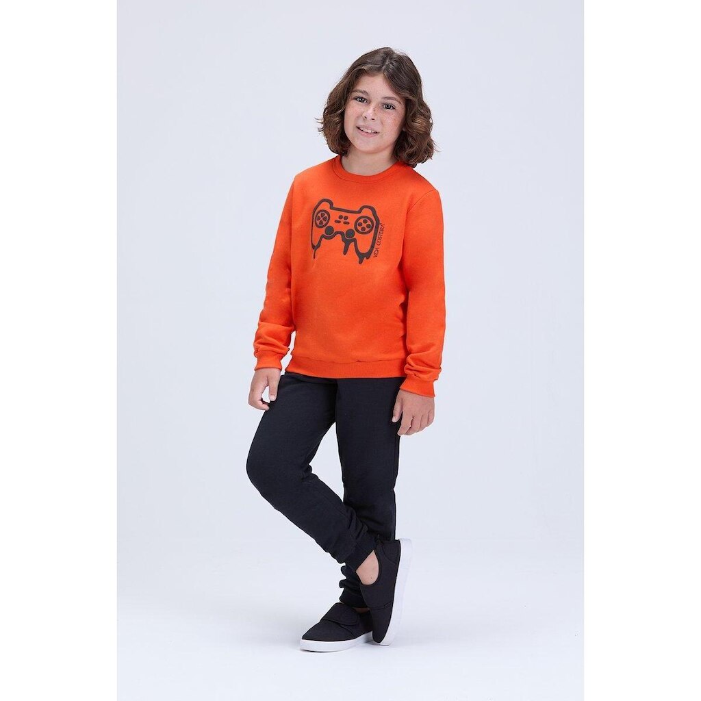 Conjunto Infantil de Inverno Masculino Moletom Game