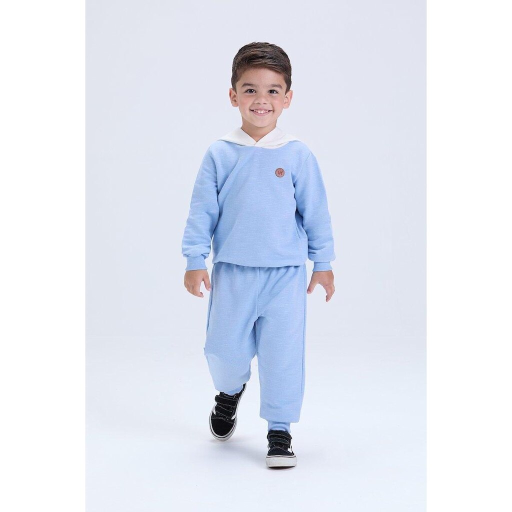 Conjunto Infantil de Inverno Masculino Moletom Jet