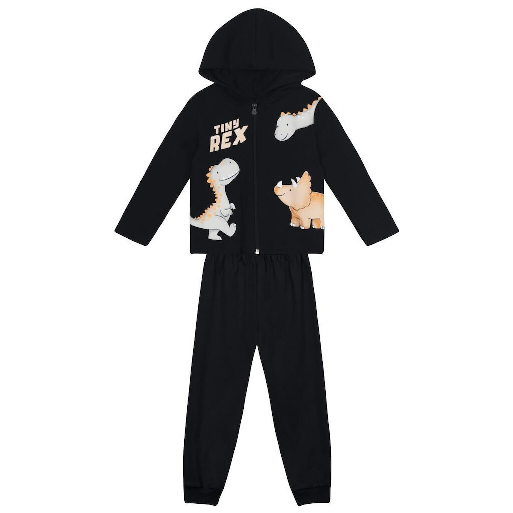 Conjunto infantil em moletom de dino Brandili