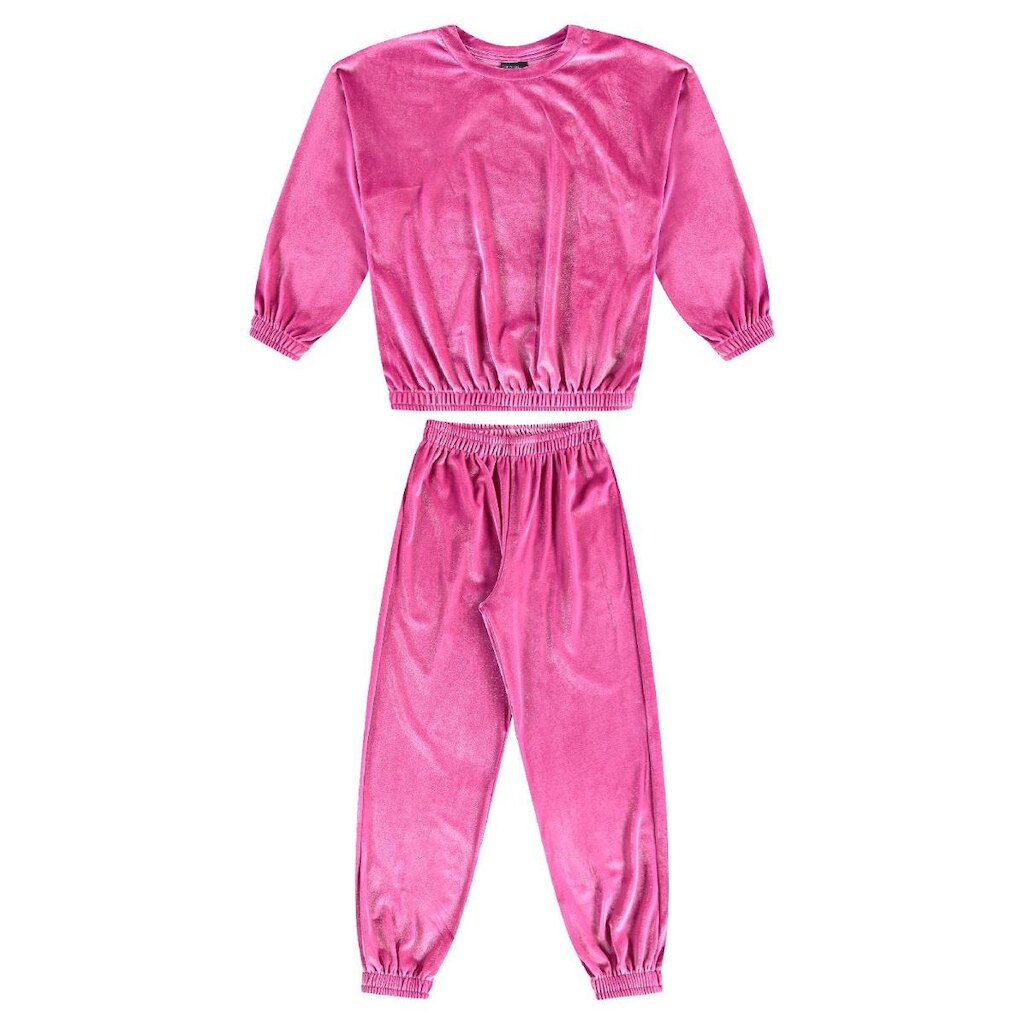 Conjunto Infantil em Veludo Guloseima