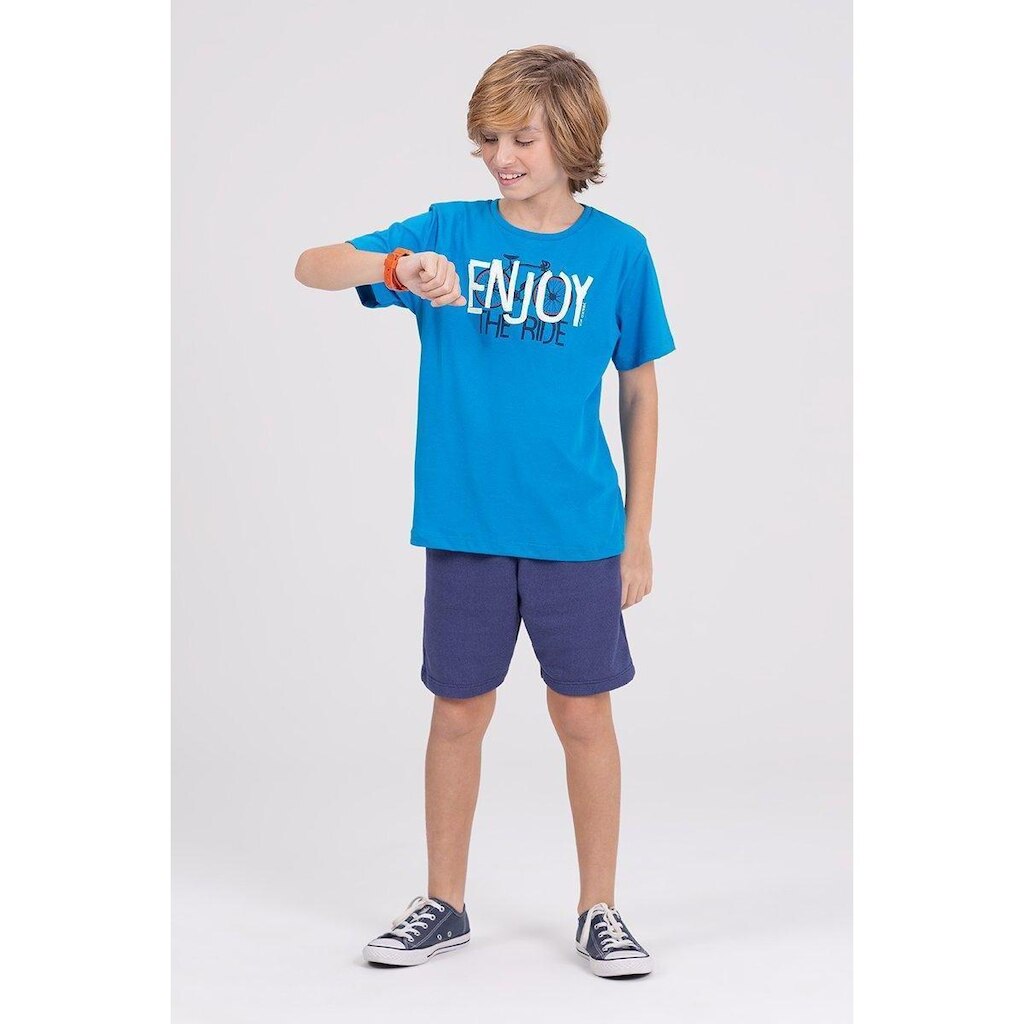 Conjunto Infantil Enjoy The Ride Marinho