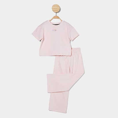 Conjunto Infantil Hering Camiseta + Short Casual Menina - Feminino