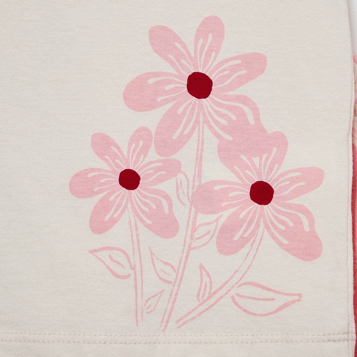 Conjunto Infantil Hering Floral Camiseta e Short Menina - 1
