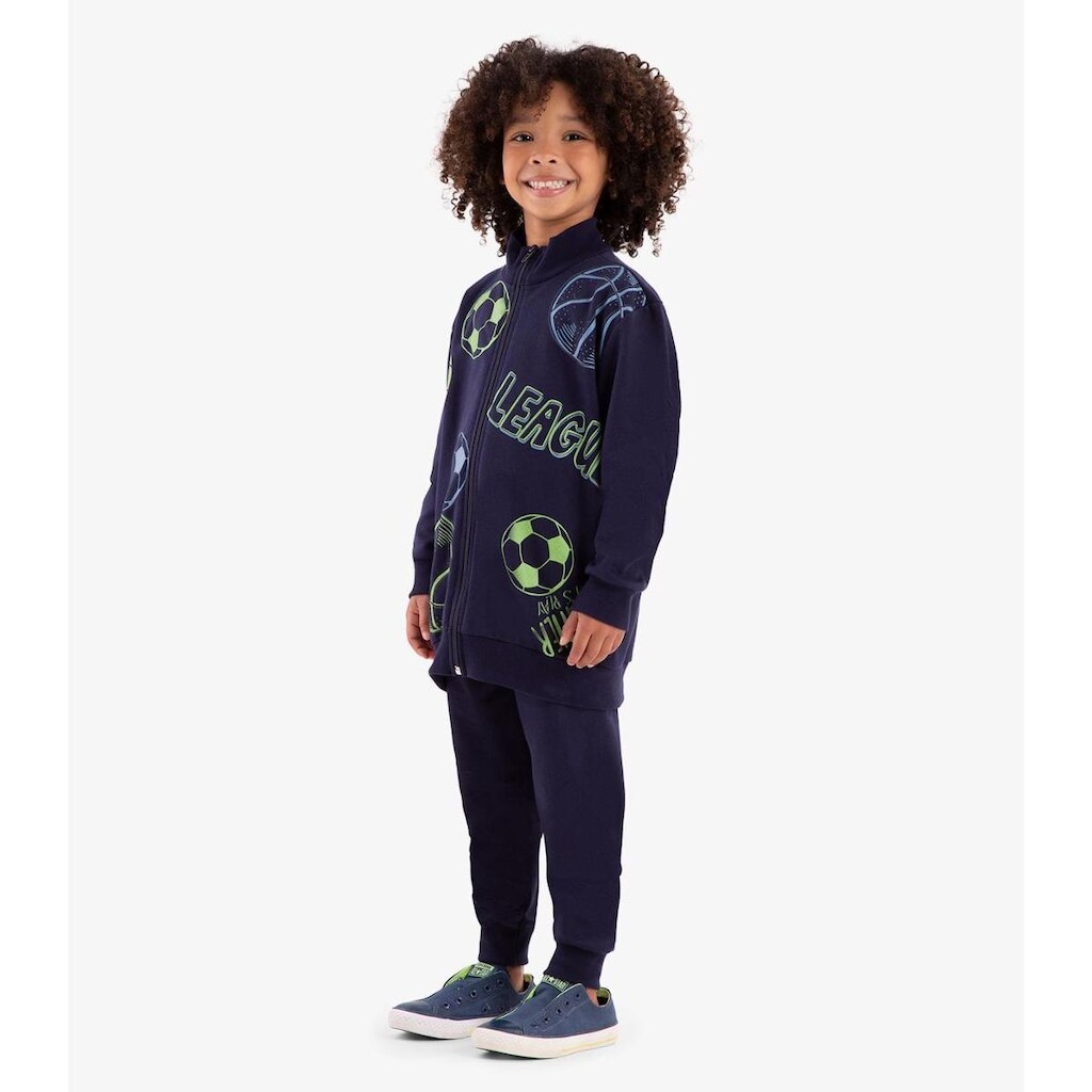 Conjunto Infantil Jaqueta Com Calça Rovi Kids
