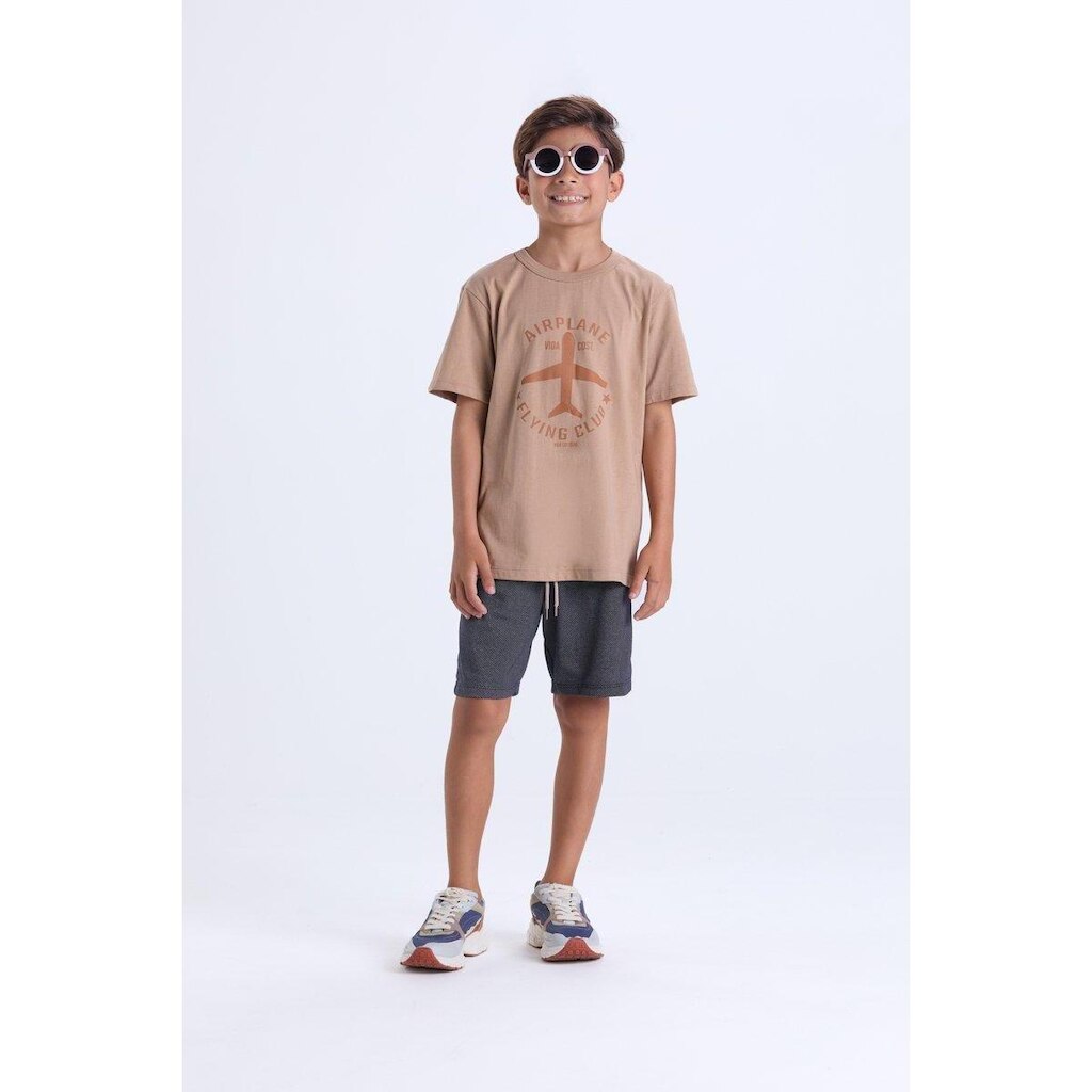 Conjunto Infantil Masculino de Verão Avião