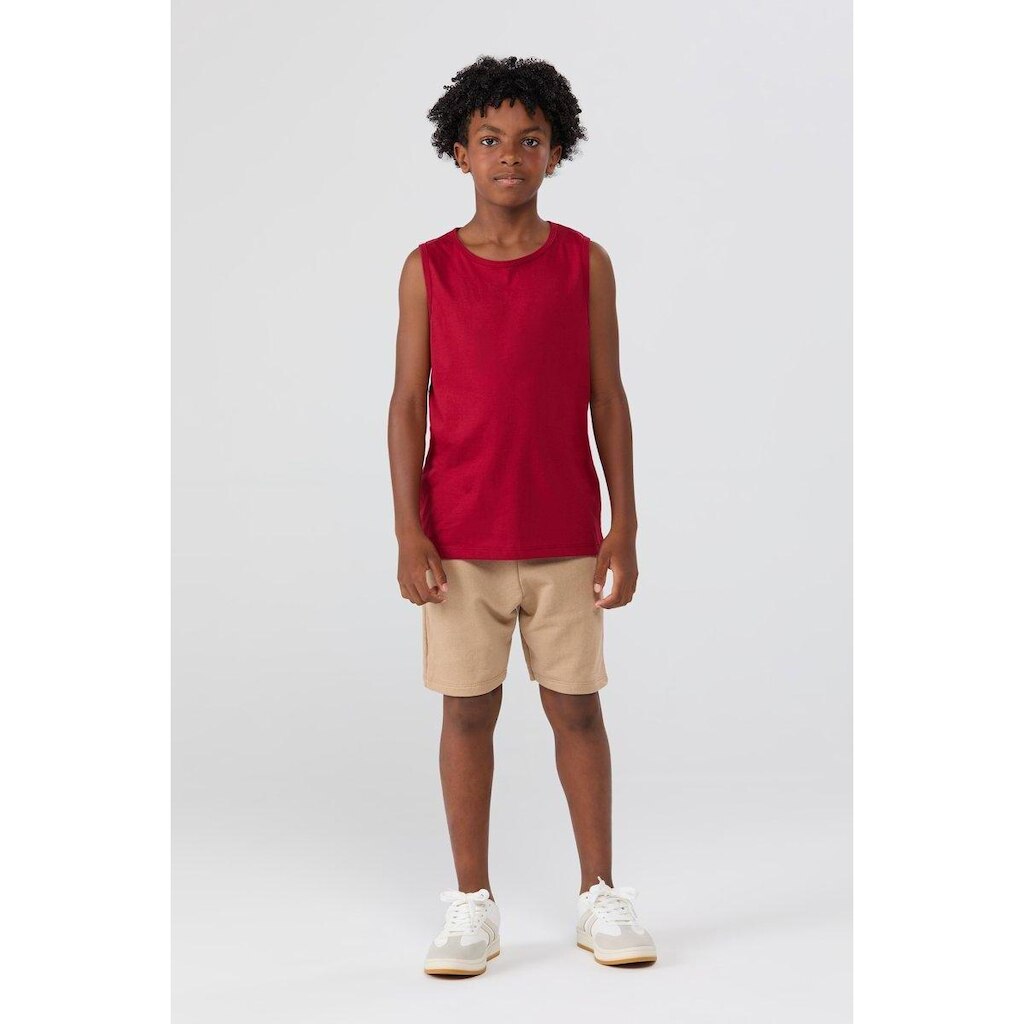 Conjunto Infantil Masculino de Verão Regata e Shorts Skate