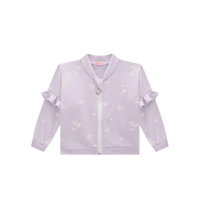 Conjunto Infantil Menina Blusa/Calça Moletom Lilás somnii
