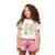 Conjunto Infantil Menina Bugbee Camiseta Short  FTHO - Estampado