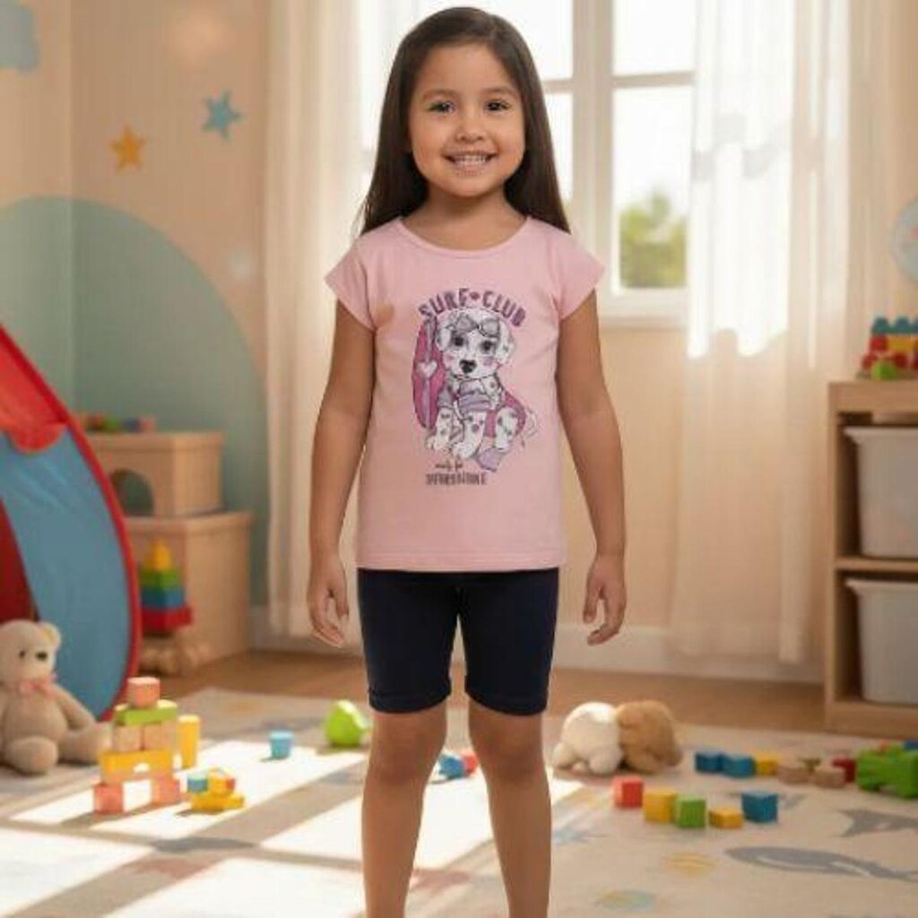 Conjunto Infantil Menina Cachorrinho- Kely Kety