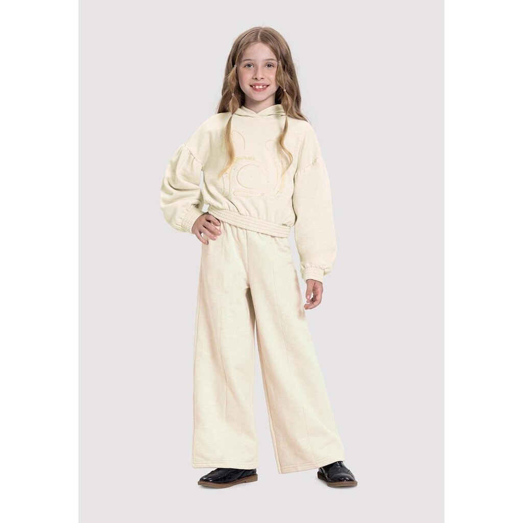 Conjunto Infantil Menina com Blusão e Pantalona